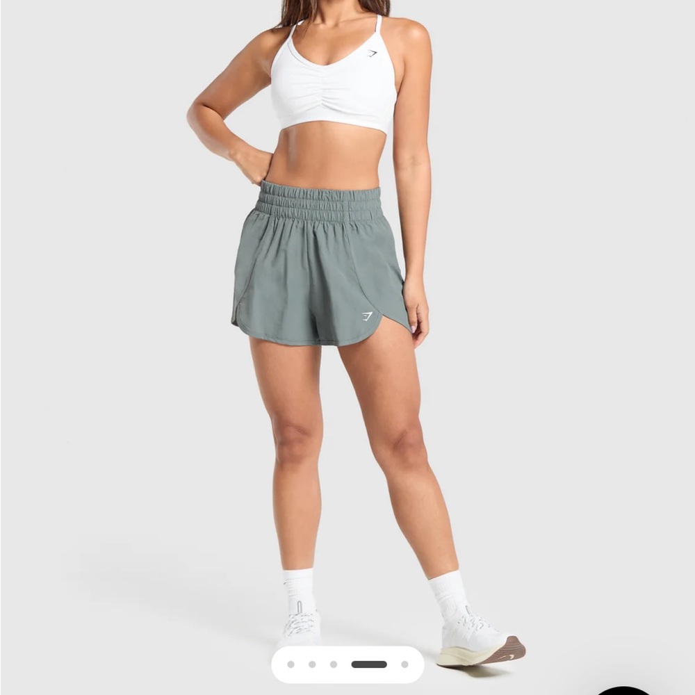 Gymshark Retro Waistband Shorts – Cargo Teal (Looks Different ) – NWT